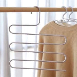 Hanger Zig Zag Gantungan Jilbab / Syal Towel / Handuk Kain Baju Hanger