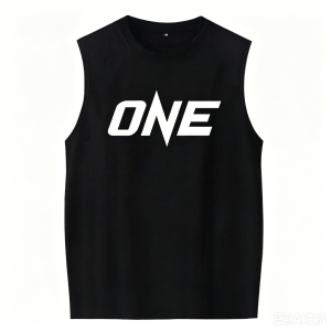 [Local Stock] VCC Sport Tee One Championship Boxing Sleeveless Tank Top O-neck Wrestling Letter Graphic Vest fashion casual daily mens clothing