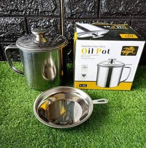 OIL POT WADAH PENYARING MINYAK / TEMPAT MINYAK SERBAGUNA