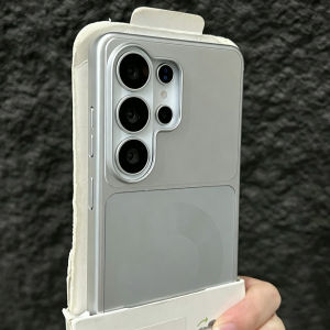 Laser Matte PC Electroplated Phone Case For Samsung Galaxy S26 S25 S24 S23 Ultra Plus For Magsafe Magnetic Armor Hard Back Cover