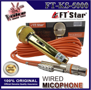 The FTstar FT-KS-5000 Heavy Duty Quality FTstar FT- KS-5000 Wired Microphone ( Original FT- KS5000)