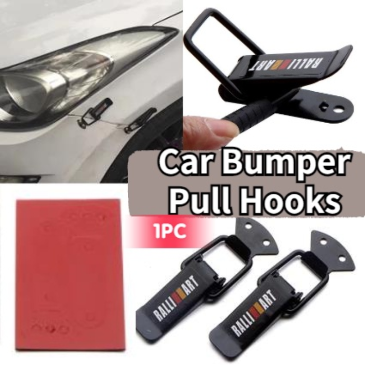 Universal Car Bumper Pull Hooks Security Kit Connecting Locks and