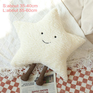 Hot Smile Moon Star Sun Cloud Plush Pillow Stuffed Soft Cartoon Weather Sofa Decor Toy Cushion for Kids Bedroom Office2026