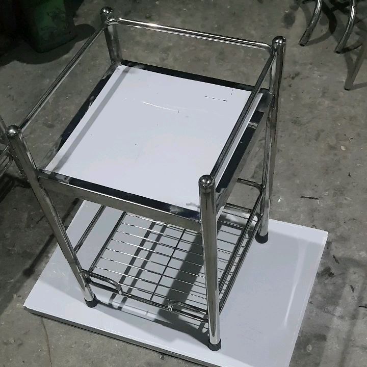 Kệ inox 2 tầng tiện dụng ,kích thước vuông và hình chữ nhật , cao phủ ...