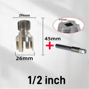 Drill Mounted Pipe Threader 4/6 points Internal External Integrated Tool for PPR Pipe Threading