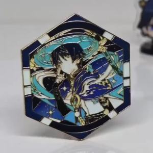 Wanderer Anime Everlasting Lord of Arcane Wisdom Metal Badge High Quality Enamel Pin Pendant Brooch Game Peripheral Collectible Decoration