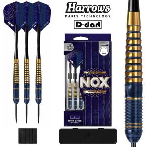 HARROWS STEEL TIP DARTS - 22G/24G/26G NOX BRASS STEEL TIP DART SET