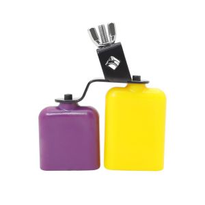 Cowbell Drum Perkusi Latin Percussion Cow Bell Aksesoris Drum Perkusi Untuk Drum Set Nada Tinggi dan Rendah Ukuran Sedang