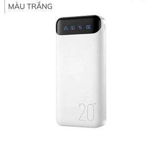 Sạc dự phòng Wekome pin dự phòng sạc nhanh 20000 mAh WP-163 tích hợp màn hình LED hiển thị - Happy Home 4U