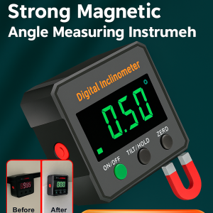 Strong Magnetic Digital Level Gauge for Year-round Home Users  Universal Design for Home Renovation  Clear Readings  Angle Measurement