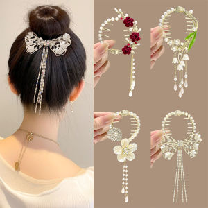 Different Styles Korean Style Fashion Crystal Hair Clips Flower And Butterfly Hair Accessories For women