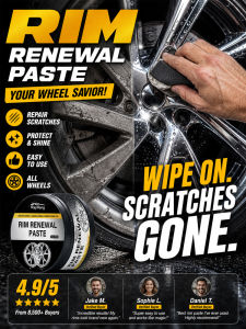 ✨NEW✨Wheel Rim Scratch Repair Paste Alloy Wheel Polishing Cream Scratch Remover for Car Hub Surface Restoration