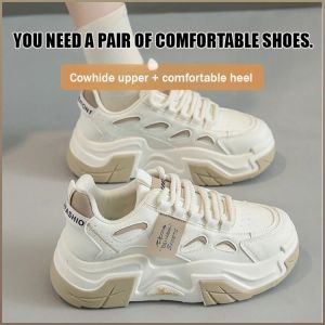 รองเท้าเดี่ยว ง่ายและลําลอง รองเท้าผ้าใบ วิสัยทัศน์ขายาว ทนทาน สวมใส่ง่าย ดูสูงขึ้นและผอมลง