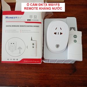 Ổ cắm điều khiển từ xa 9501FS 30A 220VAC -Remote Kháng Nước Xuyên tường