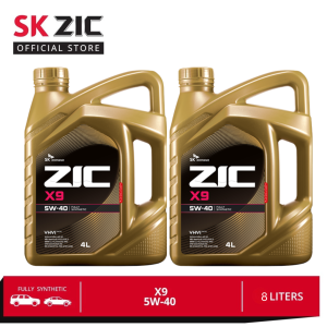 SK ZIC X9 5W-40 8 Liters Fully Synthetic High Performance Engine Oil
