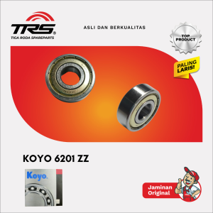 [TRS] LAKER BEARING KOYO 6201 ZZ ORIGINAL KOYO