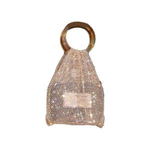 Glittering Handcraft Storage Handheld Featuring Reinforced Base Accessory for Securing Fragile Items During Travel