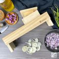 Alat Pengiris Bawang Merah dan Keripik Kentang Serbaguna Bahan Kayu jati. 