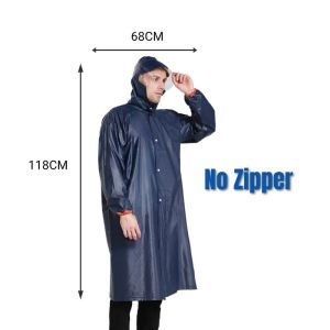 Raincoat Poncho Rain Coat Makapal Thickened And Lengthened Motorcycle Raincoat for Men Women Adult