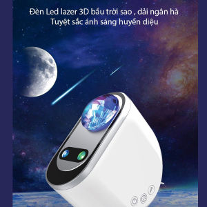 Đèn led dải ngàn hà tích hợp loa bluetooth cảm ứng theo nhạc cực chất loa kèm tiếng ốn trắng đèn mặt trăng Micoco