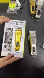 Cordless Hair Trimmer Clipper Barber Rechargeable Razor Electric Hair Remove Haircut Metal Material