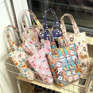 SSVFED Lightweight Water Bottle Case Canvas Handheld Cup Carrier Pouch Fashion Pattern Thermos Pouch Bottle