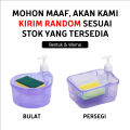 Tepat Sabun Cuci Piring DIY Viral + GRATIS Spons / Wadah Sunlight Model Bulat. 