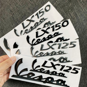 A Set of Motorcycle 3D Emblem Badge Decal for Piaggio Vespa LX125 LX150