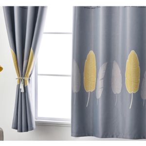 Rèm Vải Dán Tường 2m cao Chống Nắng Có Tặng Miếng Dán Gai Màu Trơn mẫu hoa văn mới