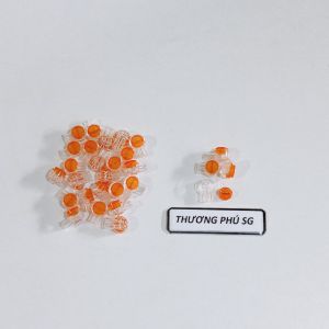 Hạt rệp K1 nối cáp mạng cáp điện thoại (Rệp K1 2 lổ kích thước 0.4mm -- 0.6mm)