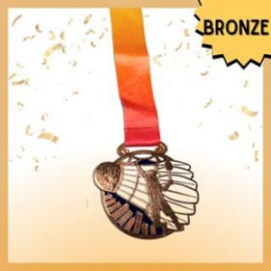 Badminton Medal 25 Pcs Gold Silver Bronze Sports Award Comition Champion