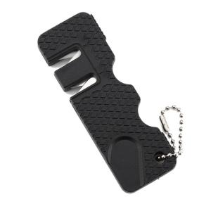 เครื่องลับพวงกุญแจกลางแจ้งตั้งแคมป์ขนาดเล็กเครื่องมือลับมีดหินลับมีดพกพาเครื่องมือลับมีดที่ลับมีดขนาดเล็ก