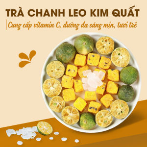 10 Set trà chanh dây kim quất nước uống hoa quả Triệu Lộ Tư trắng da detox sấy thăng hoa đông khô