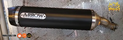 Exhaust Arrow Slip On Black Edition for Kawasaki Ninja 250 / Ninja 250 R / Z250 2013-2019