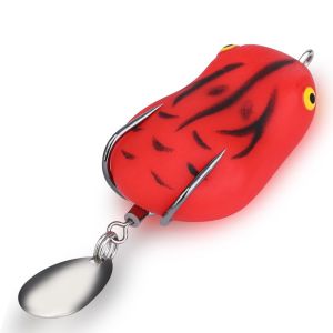 Umpan Pancing Fake Bait New Soft Bait Bentuk Katak Imitasi Soft Fishing Lure 4.5cm/7g Swimbait Dengan Kail Ganda Bentuk Kodok Buatan Swimbait Fishing Lures Fishing Baits Snakehead Fishing Rubber Frog Fishing Tool Fishing Hook