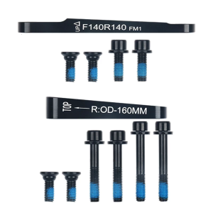 Bicycles Flat Mount Disc Brake Adapter Set Aluminum Alloys Brake Brackets for Road Bike Accessories