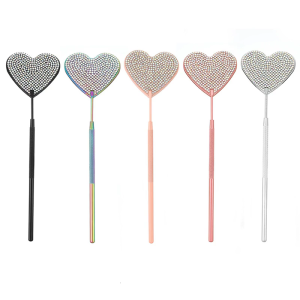 กระจกติดขนตากระจกขนตาขนาดใหญ่สำหรับขนตาปลอมเพิ่มความยาวอุปกรณ์เสริมขนตากระจกแต่งหน้าแบบถอดออกได้สแตนเลส