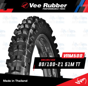 80/100-21 TT VEE RUBBER VRM500 80/100 - 21 TT 51M (Tubetype) Motorcycle / Offroad Tires