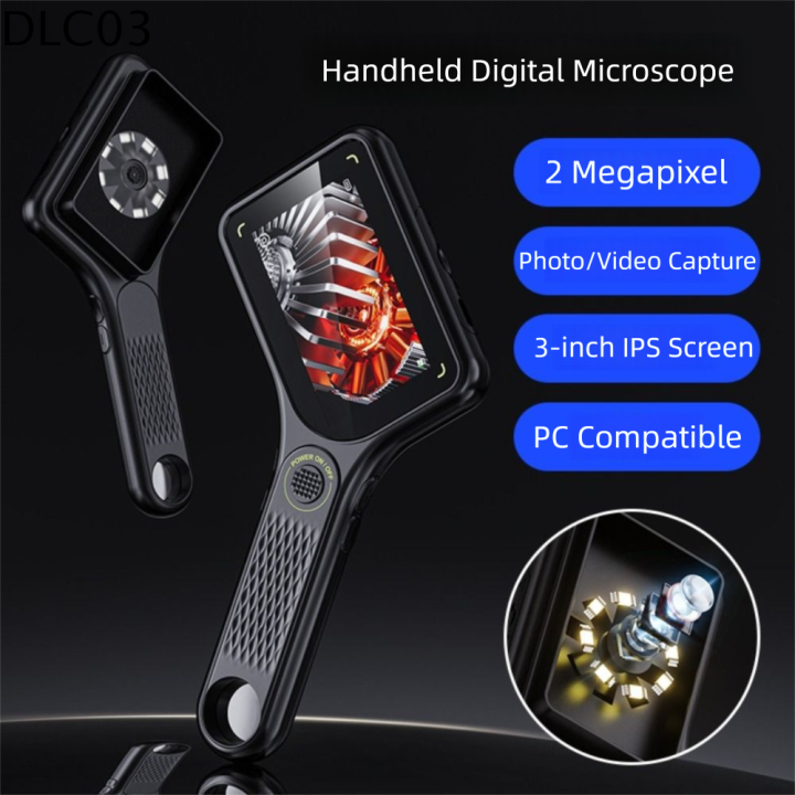 DLC03 500X Handheld Digital Microscope Rechargeable Camera Mini Kids ...
