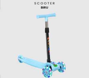 Skuter Anak / Otoped Anak / Scooter Otoped Anak Roda 3 / Biru