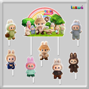 Topper cake labubu hiasan kue