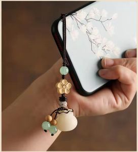 菩提钱袋手机链汽车钥匙扣挂件包包吊坠配件招财福袋包挂饰品 Bodhi Purse Mobile Phone Chain Car Key Chain Pendant Bag Pendant Accessories Fortune Bag Hanging Accessories