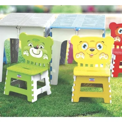 [CHÍNH HÃNG] GHẾ DỰA XẾP CHO BÉ HÌNH GẤU DỄ THƯƠNG - NHỰA DUY TÂN