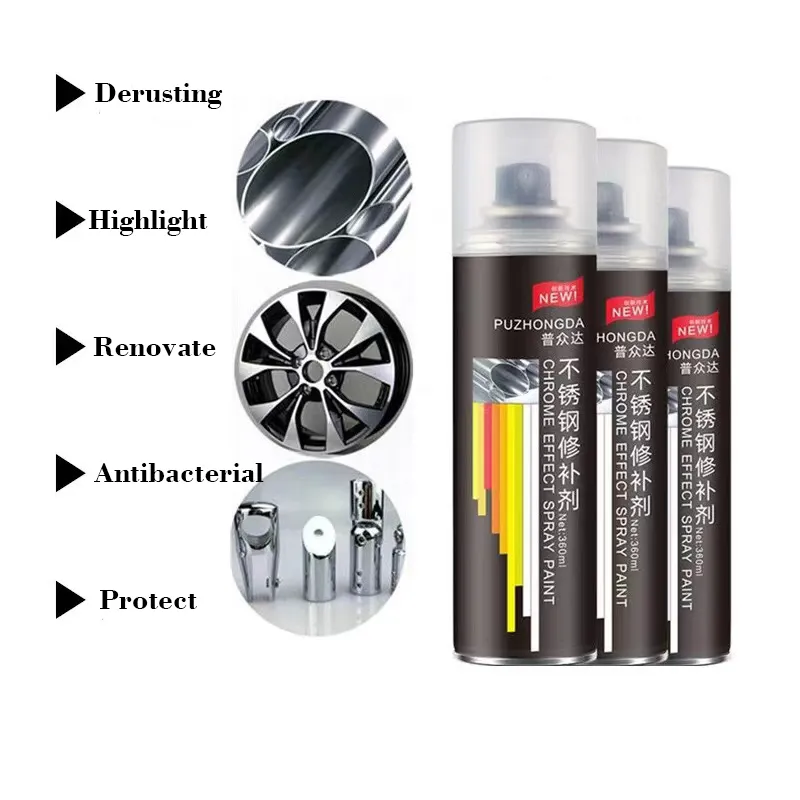 Chrome Spray Paint Chrome paint spray Cartridges With Chrome
