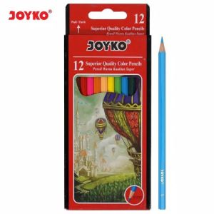 (1PAK ISI 12WARNA)JOYKO PENCIL WARNA 12C CP-100