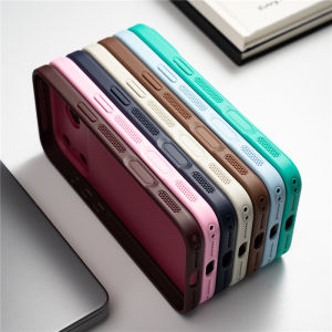 Contrast Color Splicing Woven Fabric Case For iPhone 18Pro 17 17Pro 18Pro Max For Magsafe Lens Protector Film Cover