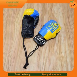 ❣️❣️❣️ Ukraine National Flag Boxing Gloves Keychains Hanging Pendant Accessories