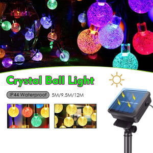 ไฟตกแต่ง SOLAR LED ไฟประดับSOLAR LED กลางแจ้ง โคมไฟโซล่าเซลล์ ไฟกระพริบกันน้ำ 8 มม สำหรับตกแต่งปาร์ตี้ J51