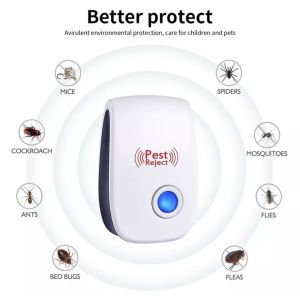 AY - Alat Pengusir dan Pembasmi Serangga Nyamuk Tikus Lalat Kecoak Pest Reject Repeller Ultra Ultrasonik Anti Hama Ultrasonic Pest Paling Ampuh