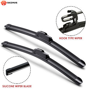 Toyota VIOS 2007 to 2024 (24"/14") Excellabs Front Wiper Blade All Season BANANA TYPE RUBBER 1 Pair